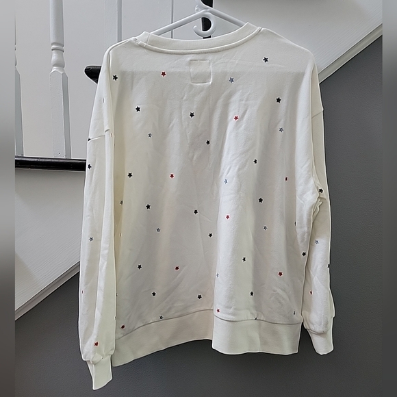 C&C California Star Printed Crewneck Sweatshirt Cotton XL NWT - Picture 3 of 5